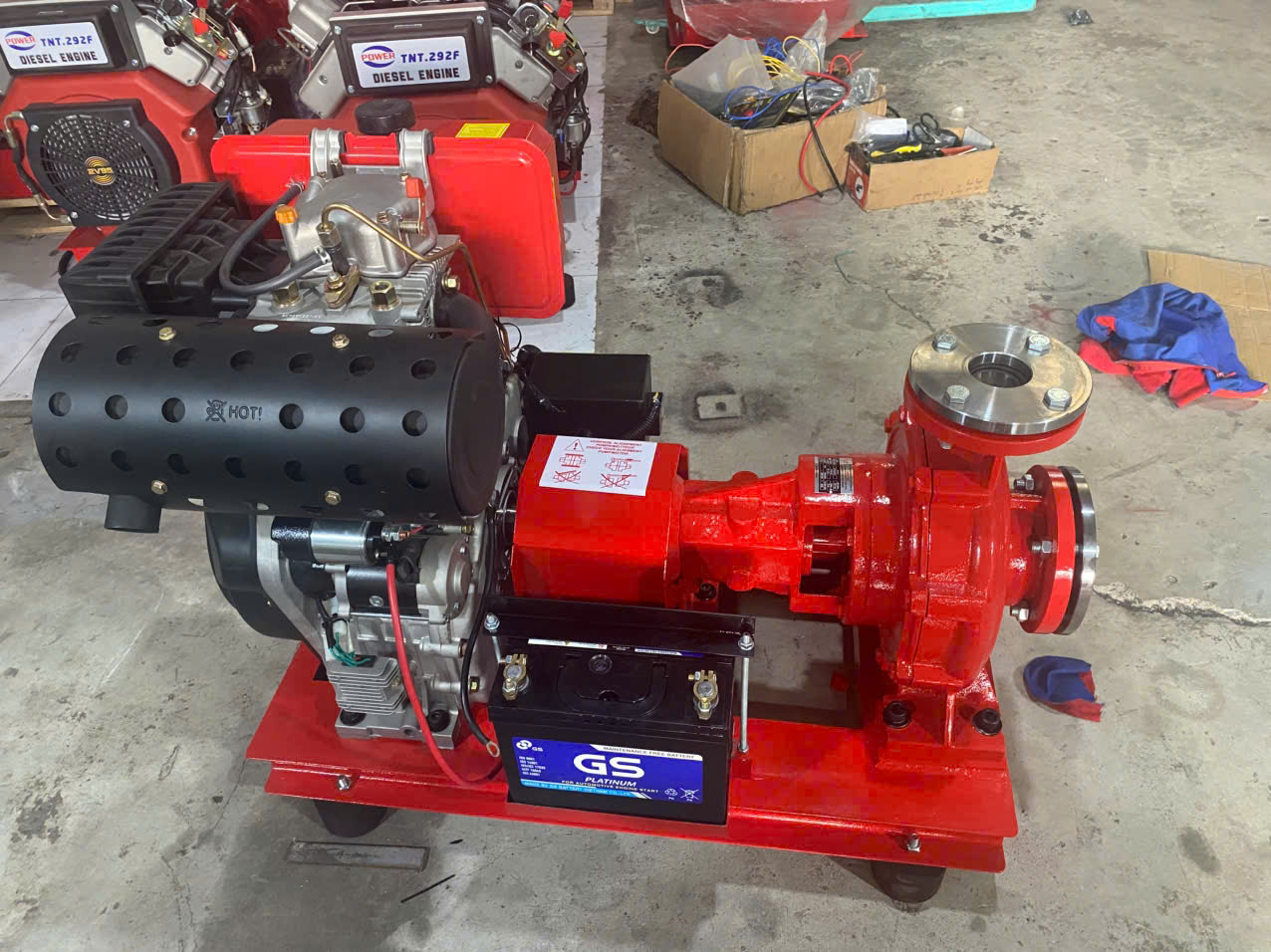 Máy bơm Diesel 15hp 2