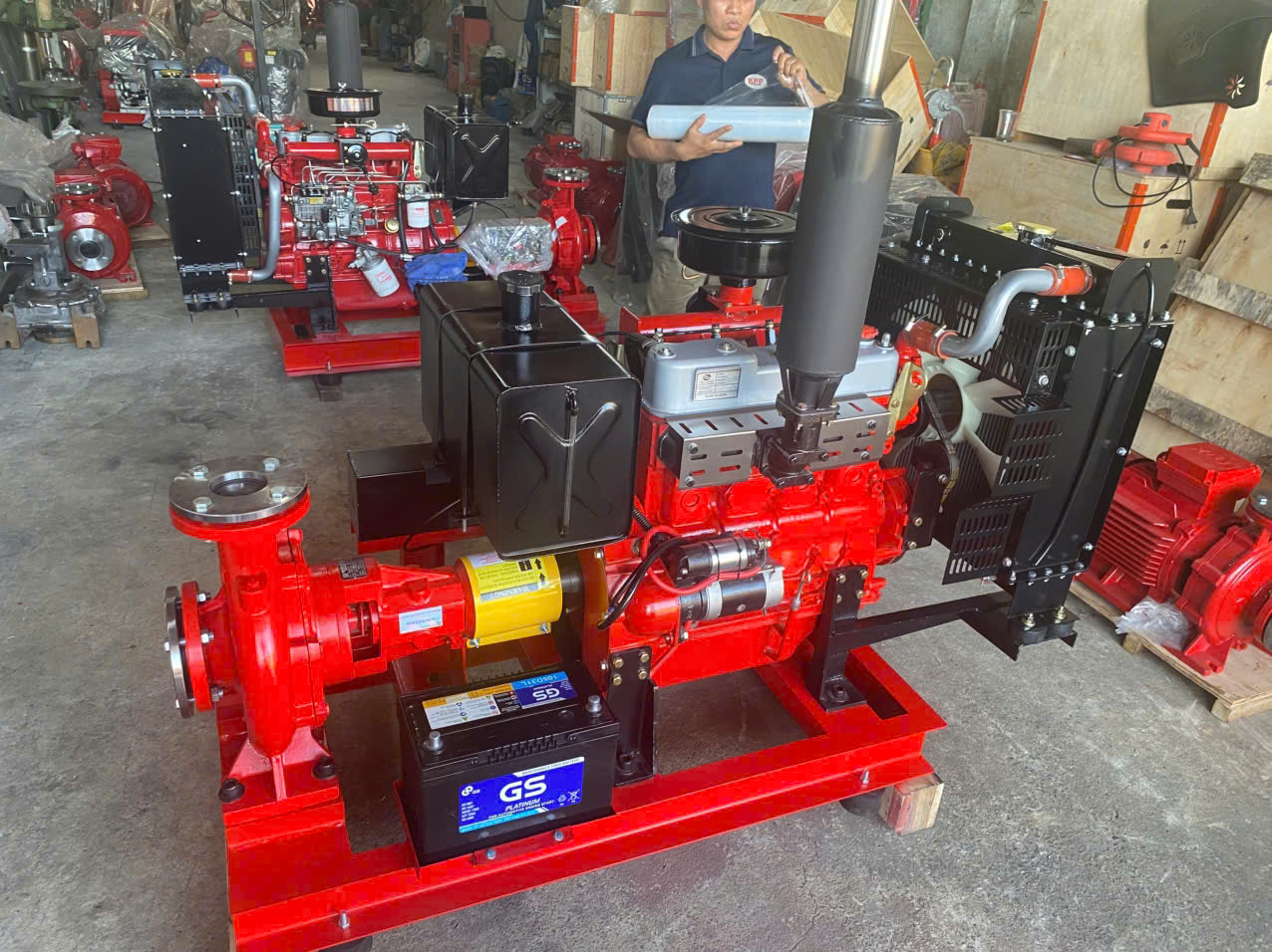 Máy bơm Diesel 50hp 2